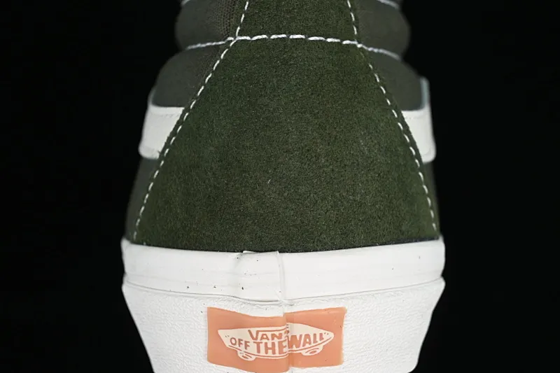 All categories Vans Vans series Vans Hi Vans high-top Vans SK8-Hi VR3 olive green Vans official Anaheim high-end branch high-top casual sneakers VN0005UN50K